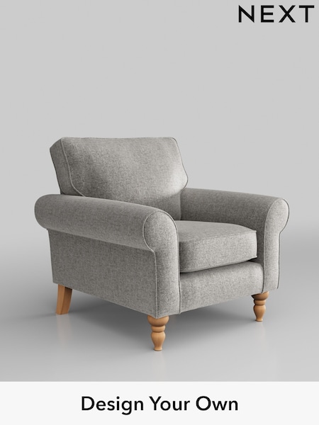 Plush Chenille/Light Grey Mallory (U79450) | £625