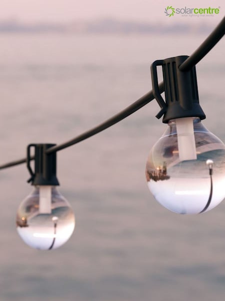 SolarCentre Set of 25 Falmouth USB Solar Festoon Outdoor Lights (U79896) | £50