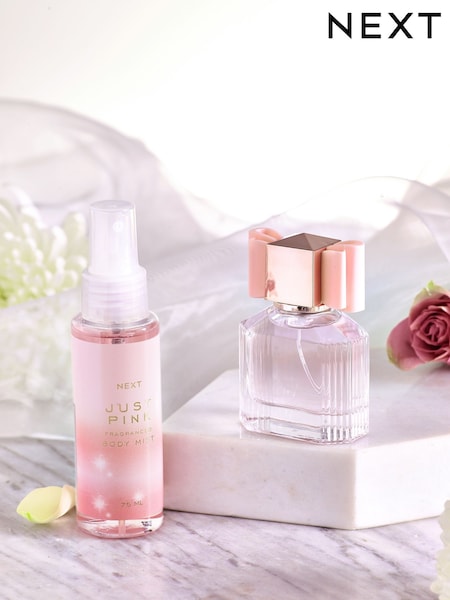Just Pink 30ml Perfume and 75ml Body Mist Gift Set (U79981) | £12
