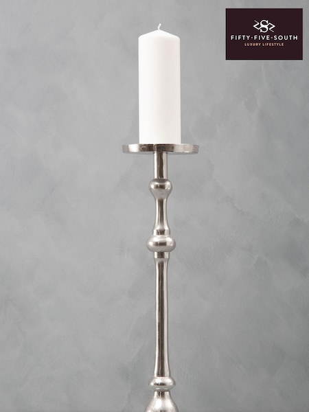 Fifty Five South Blue Large Pillar Candle Holder (U80561) | £74