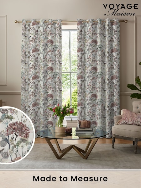 Voyage Dawn Brown Country Hedgerow Made to Measure Curtains (U81481) | £109