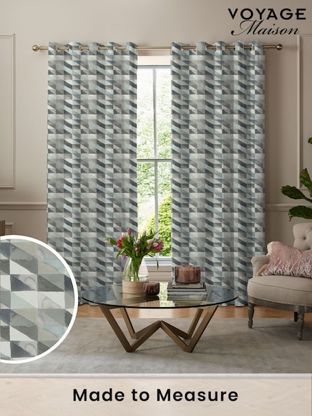 Voyage Natural Truffle Kerlaz Made to Measure Curtains (U81499) | £109