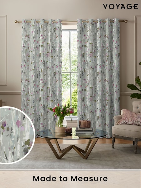 Voyage Peony Purple Hoppa Made to Measure Curtains (U81508) | £109