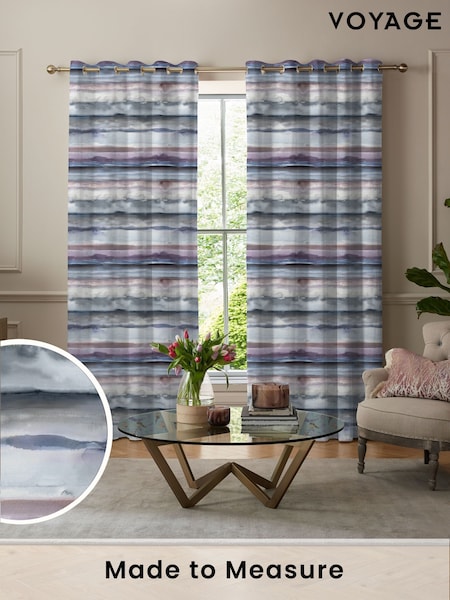 Voyage Blush Pink Jama Made to Measure Curtains (U81510) | £109