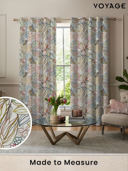 Voyage Cinnamon Red Althorp Made to Measure Curtains (U81512) | £109