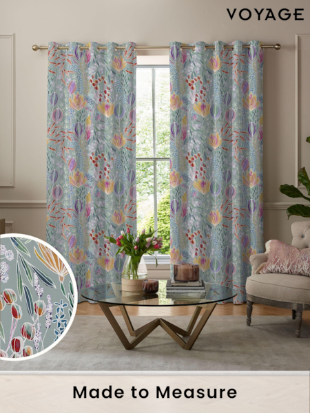 Voyage Egg Blue Masina Made to Measure Curtains (U81513) | £109