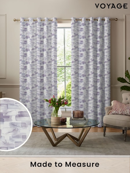 Voyage Damson Purple Salinas Made to Measure Curtains (U81516) | £109