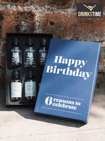 DrinksTime Birthday Celebration Whisky 6x3cl Gift Set (U81785) | £39