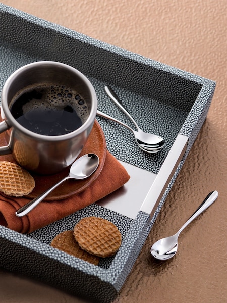 Robert Welch Set of 8 English Teaspoons Kingham Design (U81970) | £26