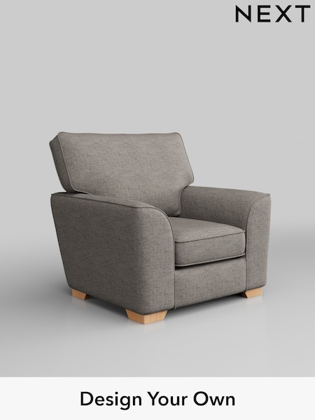 Boucle Weave Easy Clean/Light Dove Grey Stamford Grand Relaxed Sit (U83276) | £699