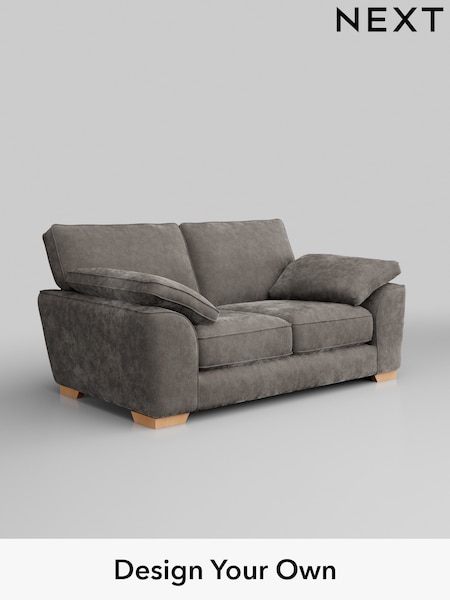 Distressed Velour/French Grey Stamford Grand Relaxed Sit (U83294) | £1,625