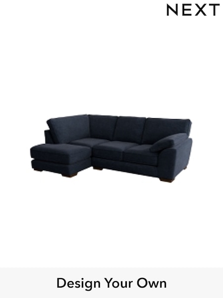 Distressed Velour/Midnight Blue Stamford Grand Relaxed Sit (U83295) | £2,375