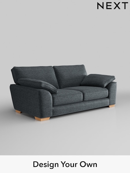 Plush Chenille/Slate Blue Stamford Grand Relaxed Sit (U83306) | £1,725