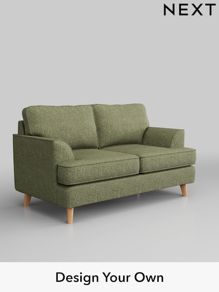 Chunky Boucle Easy Clean/Mid Green Peyton (U83906) | £875