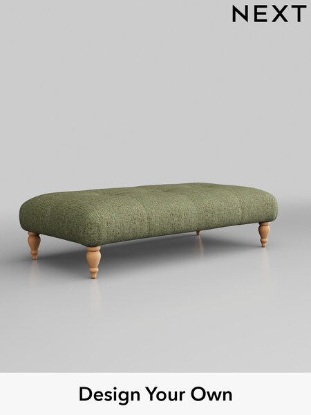 Chunky Boucle Easy Clean/Mid Green Erin Buttoned Back Deep Sit (U84385) | £499