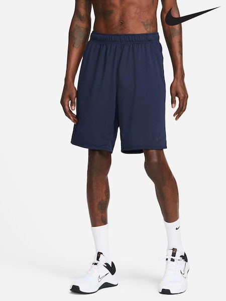 Nike Navy Totality Dri-FIT 9 inch Unlined Training Shorts (U84599) | £33