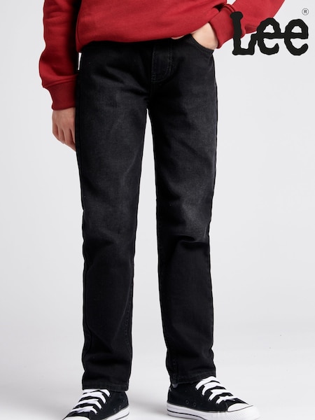 Lee Black Boys Relaxed Fit West Jeans (U86698) | £45 - £54