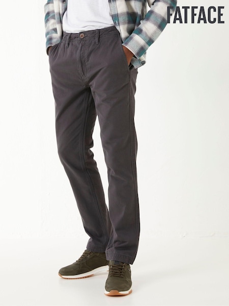 FatFace Grey Modern Coastal Chinos (U88579) | £22