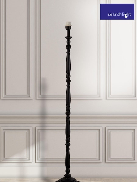 Searchlight Black Lumi Candlestick Floor Lamp Base (U89210) | £75