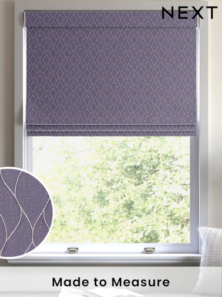 Purple Molton Made To Measure Roman Blind (U91866) | £79