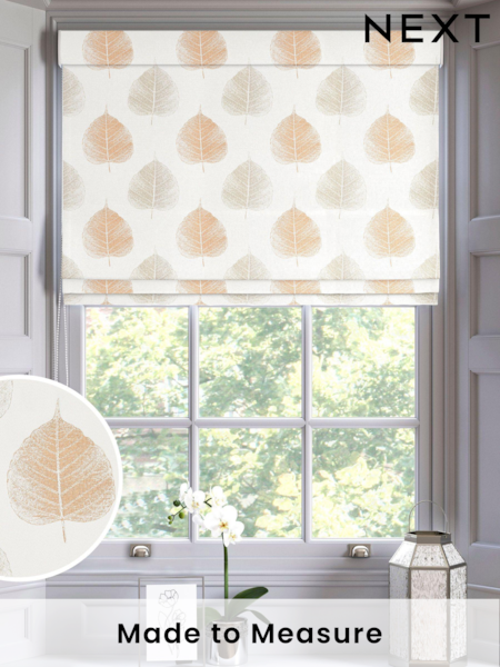 Orange Niven Made To Measure Roman Blind (U91873) | £84