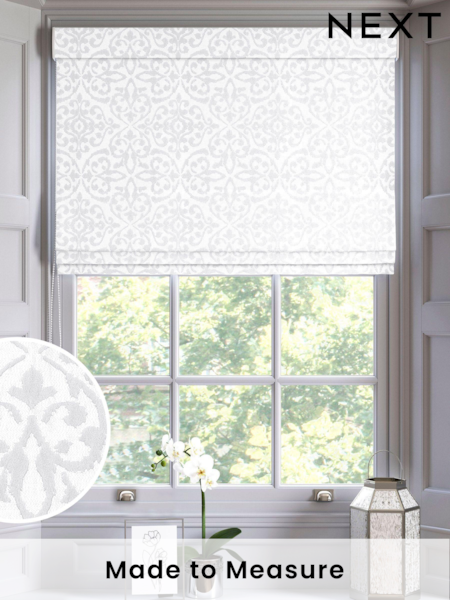 Silver Renna Made To Measure Roman Blind (U91886) | £79