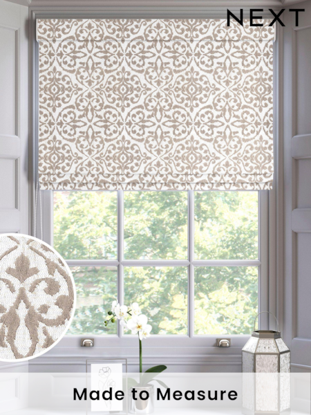 Natural Renna Made To Measure Roman Blind (U91887) | £79