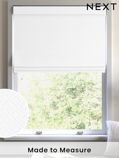 Cream Sicily Made To Measure Roman Blind (U91901) | £79
