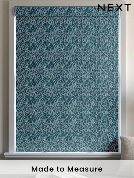 Teal Blue Sidley Made To Measure Roman Blind (U91902) | £79
