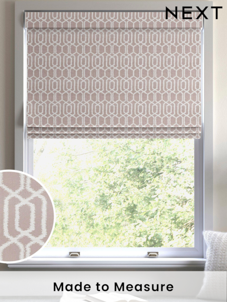 Pink Walter Made To Measure Roman Blind (U91915) | £84