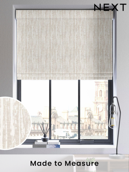 Cream Lenna Made To Measure Roman Blind (U92065) | £84