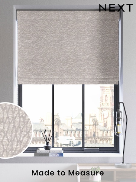 Silver Lulle Made To Measure Roman Blind (U92070) | £84