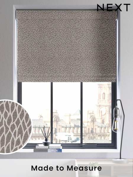 Grey Lulle Made To Measure Roman Blind (U92071) | £84