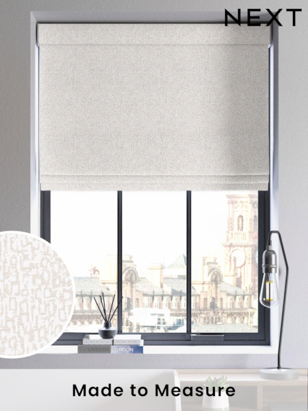 Cream Marcus Made To Measure Roman Blind (U92073) | £84