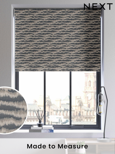 Grey Motte Made To Measure Roman Blind (U92078) | £84