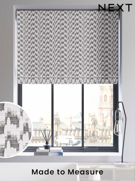 Grey Toro Made To Measure Roman Blind (U92083) | £84