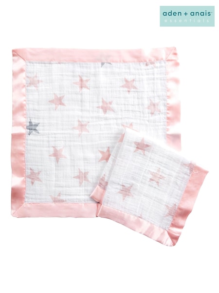 aden + anais Pink Essentials Muslin Comforter Security 100% Cotton Blankets 2 Pack (U92532) | £13