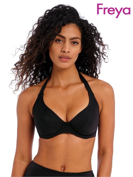 Freya Black Jewel Cove Underwire Bikini Top (U92863) | £38