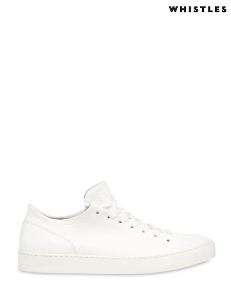 Whistles White Folly Unlined Soft Trainers (U93107) | £119