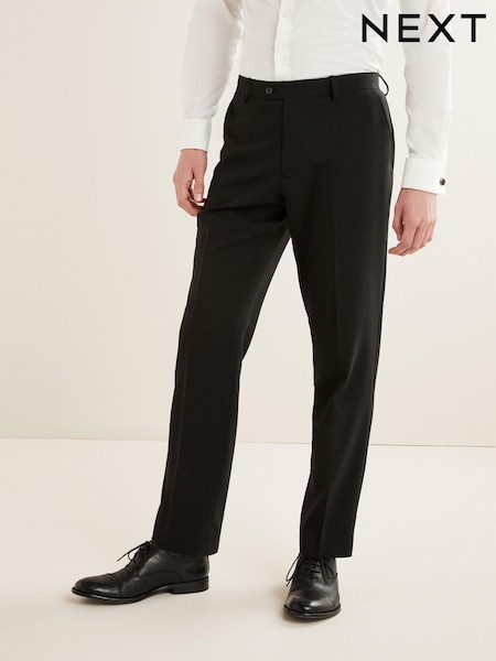 Black Regular Fit Essential Suit Trousers (U96004) | £30