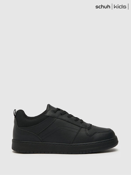 Schuh Youth Machine Black Trainers (U96312) | £26
