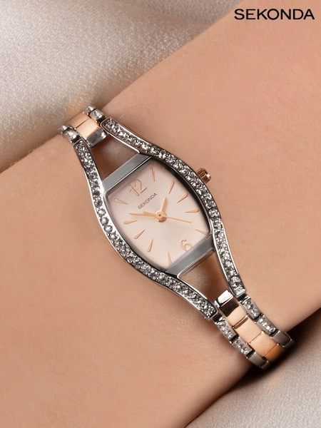 Sekonda Ladies Two Tone Bracelet Watch (U96844) | £50