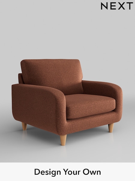 Plush Chenille/Dark Rust Brown Camden (U97520) | £650