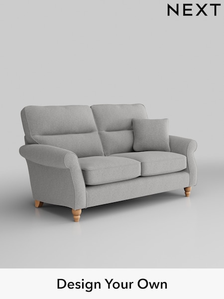 Tweedy Chenille/Silver Grey Ashford Highback (U97588) | £1,225