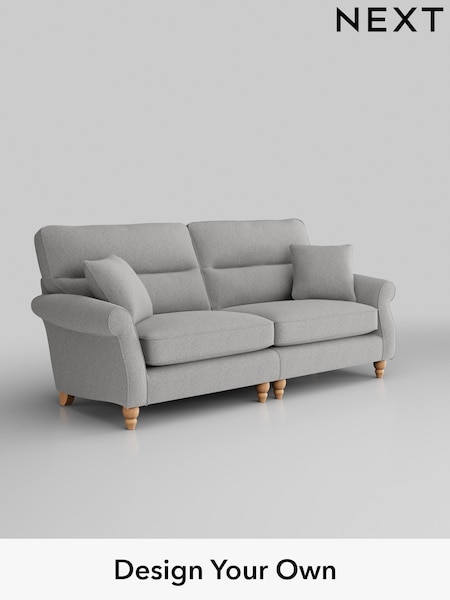 Tweedy Chenille/Silver Grey Ashford Highback (U97588) | £1,425