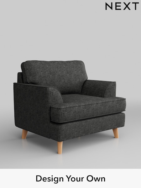 Boucle Weave Easy Clean/Charcoal Grey Peyton (U98149) | £525