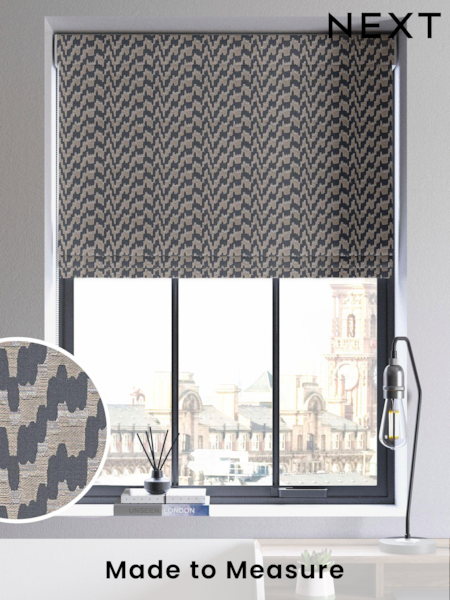 Grey Toro Made To Measure Roman Blind (U98952) | £84
