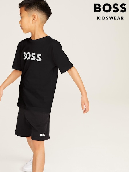 BOSS Black Logo Short Sleeve T-Shirt (U99040) | £41 - £46