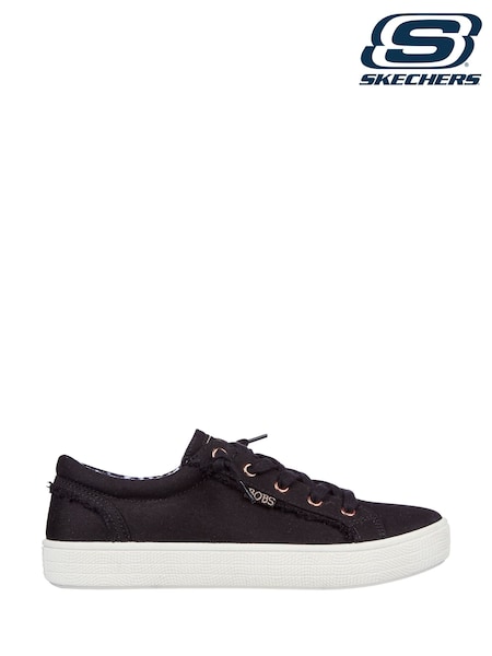 Skechers Black Bobs Extra Cute Womens Trainers (U99965) | £44