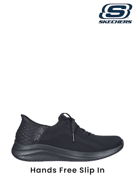 Skechers Black Dark Slip-ins: Ultra Flex 3.0 Brilliant Trainers (U99970) | £89